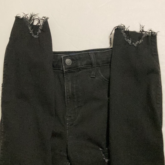 Hollister Distressed black classic stretch jeans W29 L28 High-Rise Super Skinny. - Picture 14 of 15